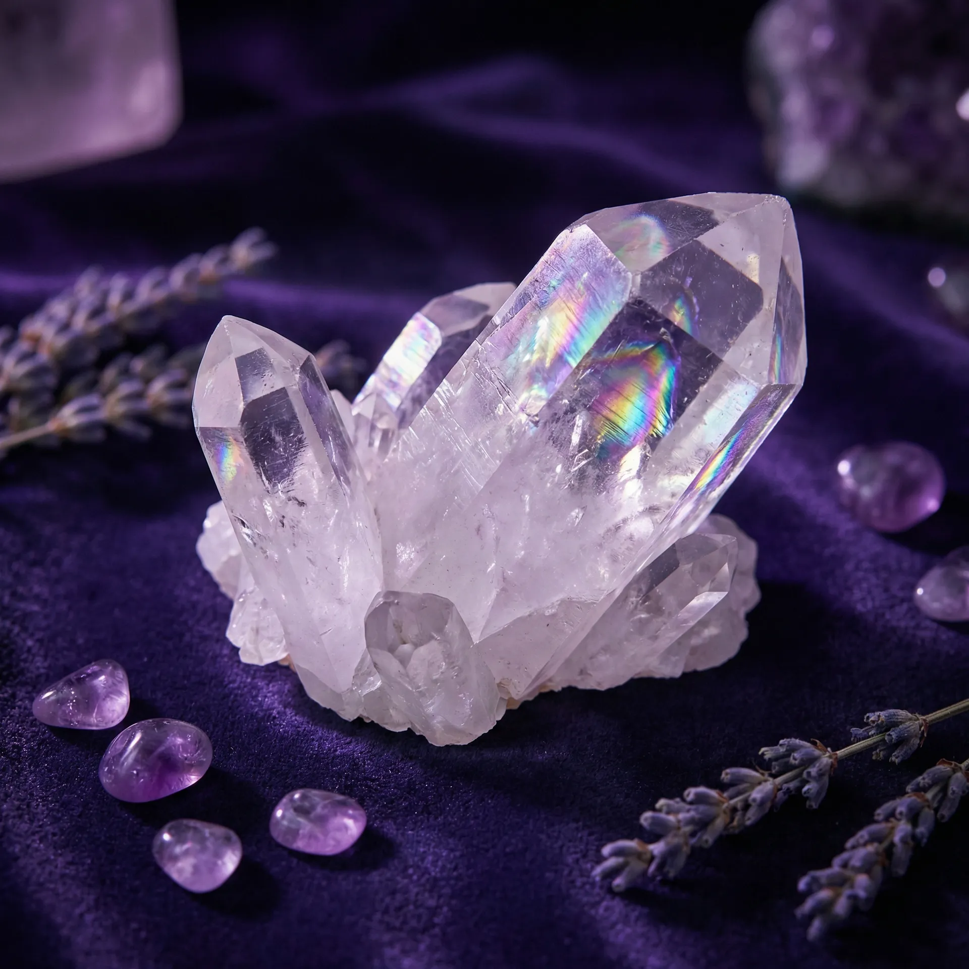 天然白水晶 - 草莓丝瓜向日葵黄瓜榴莲IOS | 神秘学好物